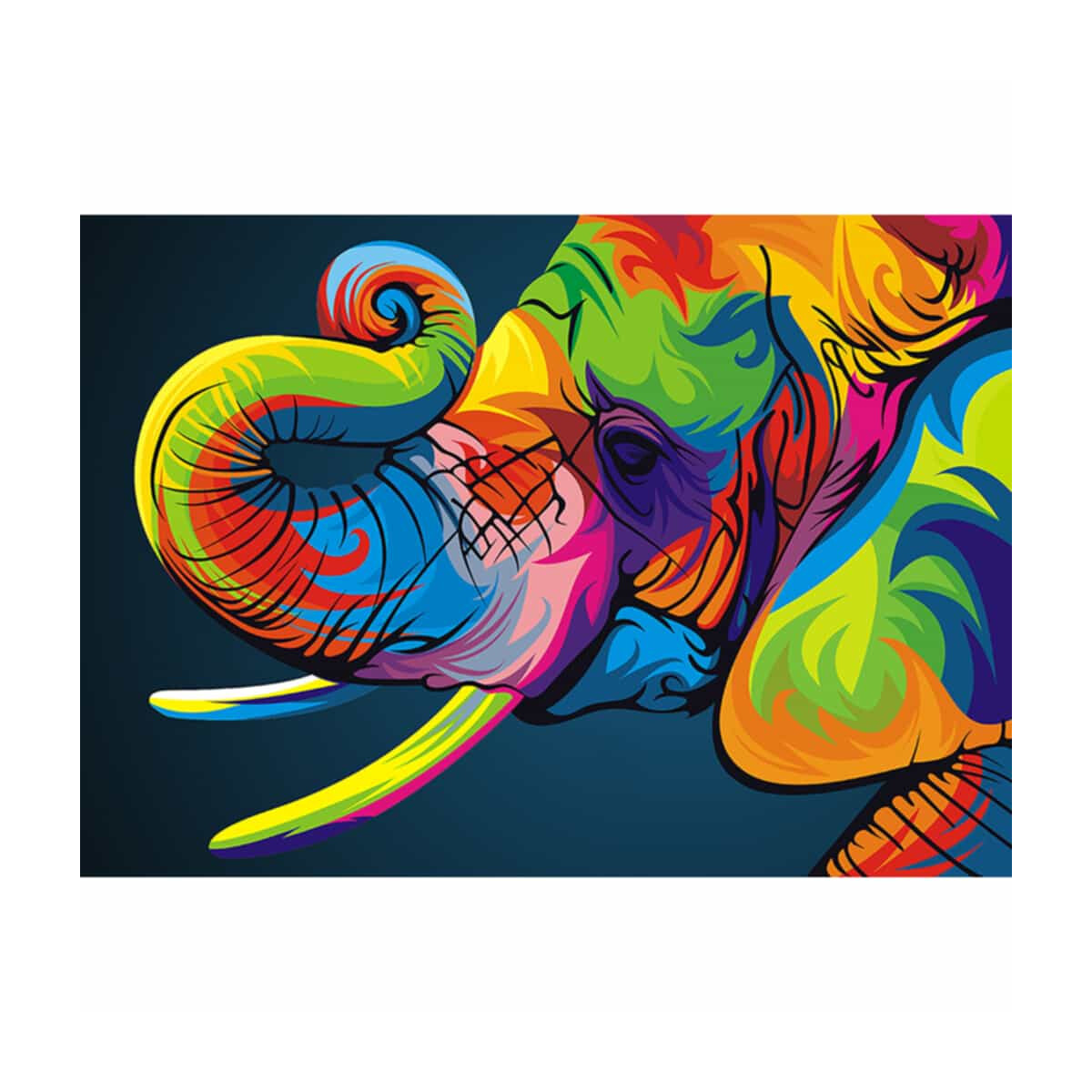 CdA Diamond Embroidery Kit "Rainbow elephant"...
