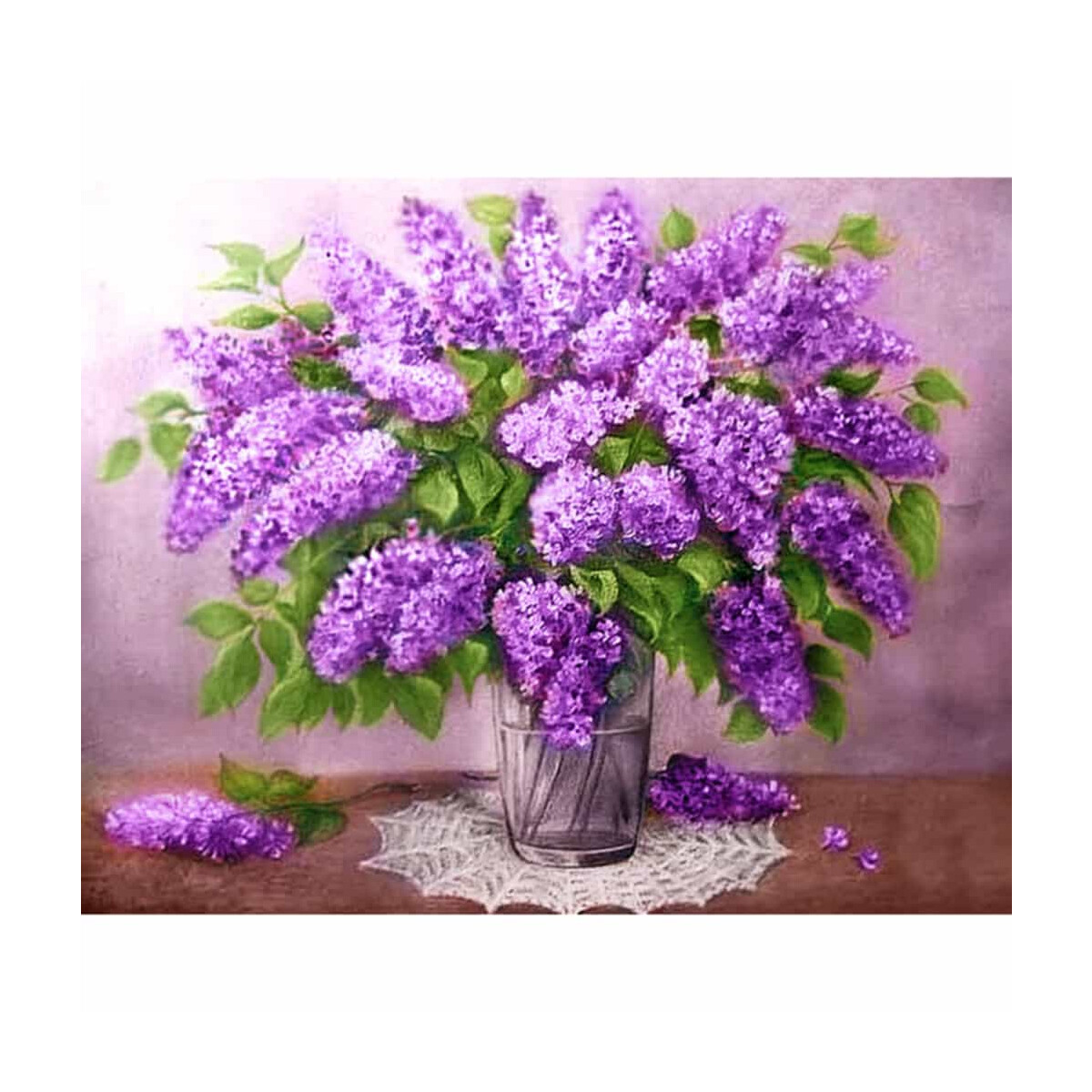 CdA Diamond Embroidery Kit "Lilac  bouquet" 48...