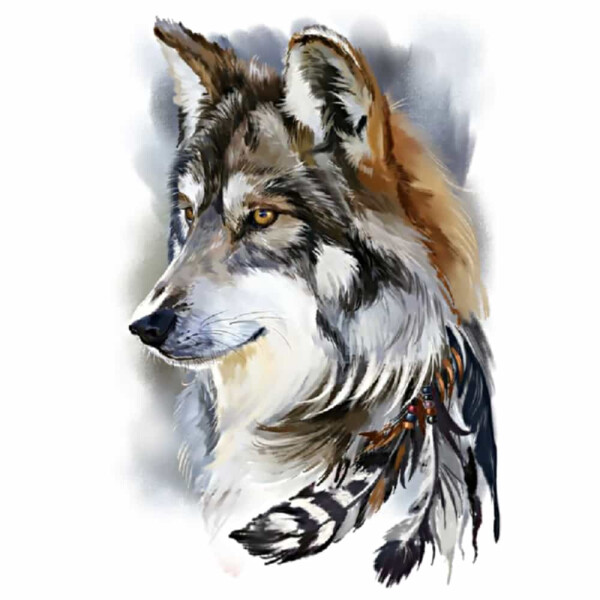 Набор алмазной живописи CdA "Дух волка" 27 x 38 см, DE6064