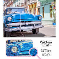 CdA Diamond Embroidery Kit "Caribbean streets" 27 x 38cm, DE7024