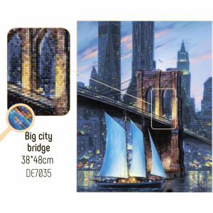 CdA Diamond Embroidery Kit "Big city bridge" 38...