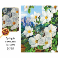CdA Set de pintura de diamantes "Primavera en las montañas" 38 x 48cm, es7047