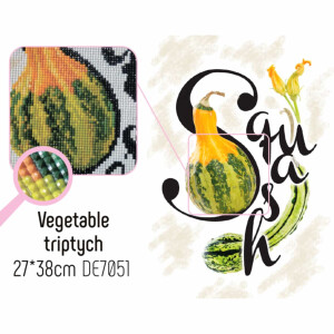 CdA Diamond Embroidery Kit "Vegetable triptych"...