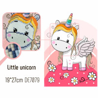 CdA Diamond Embroidery Kit "Little unicorn" 19x27cm, DE7079