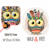 CdA Diamond Embroidery Kit "Wild and Free" 19x27cm, DE7084