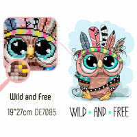 CdA Diamond Embroidery Kit "Wild and Free" 19x27cm, DE7085