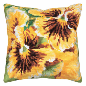 CdA stamped cross stitch kit cushion "Autumn"...
