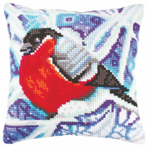 CdA stamped cross stitch kit cushion "Winter...