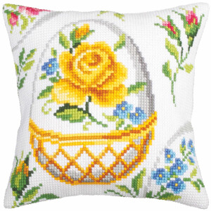 CdA stamped cross stitch kit cushion "Easter...