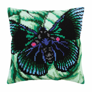 CdA stamped cross stitch kit cushion "Butterfly...