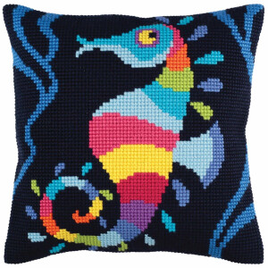 CdA stamped cross stitch kit cushion "Sea...