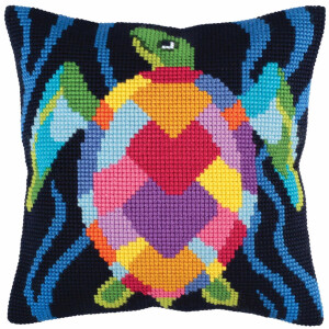 CdA stamped cross stitch kit cushion "Sea...
