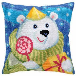 CdA stamped cross stitch kit cushion "Candy...