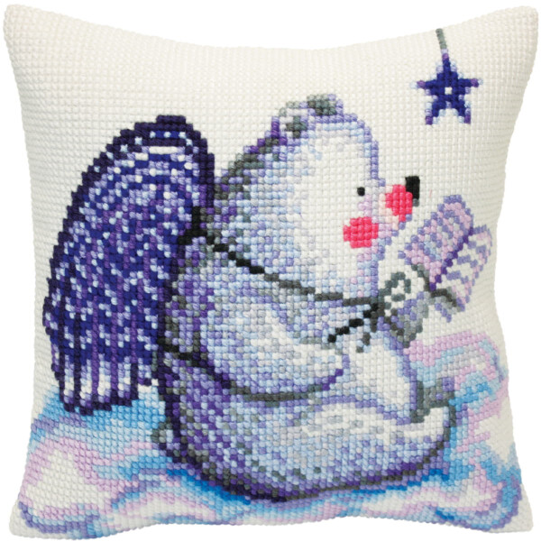 CdA stamped cross stitch kit cushion "Fairy tales of the stars " 5421, 40x40cm, DIY