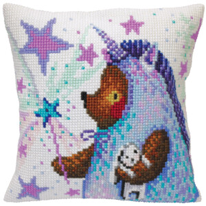 CdA stamped cross stitch kit cushion "In the...