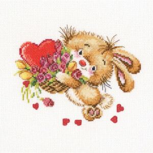 RTO counted Cross Stitch Kit "Take my heartlet"...