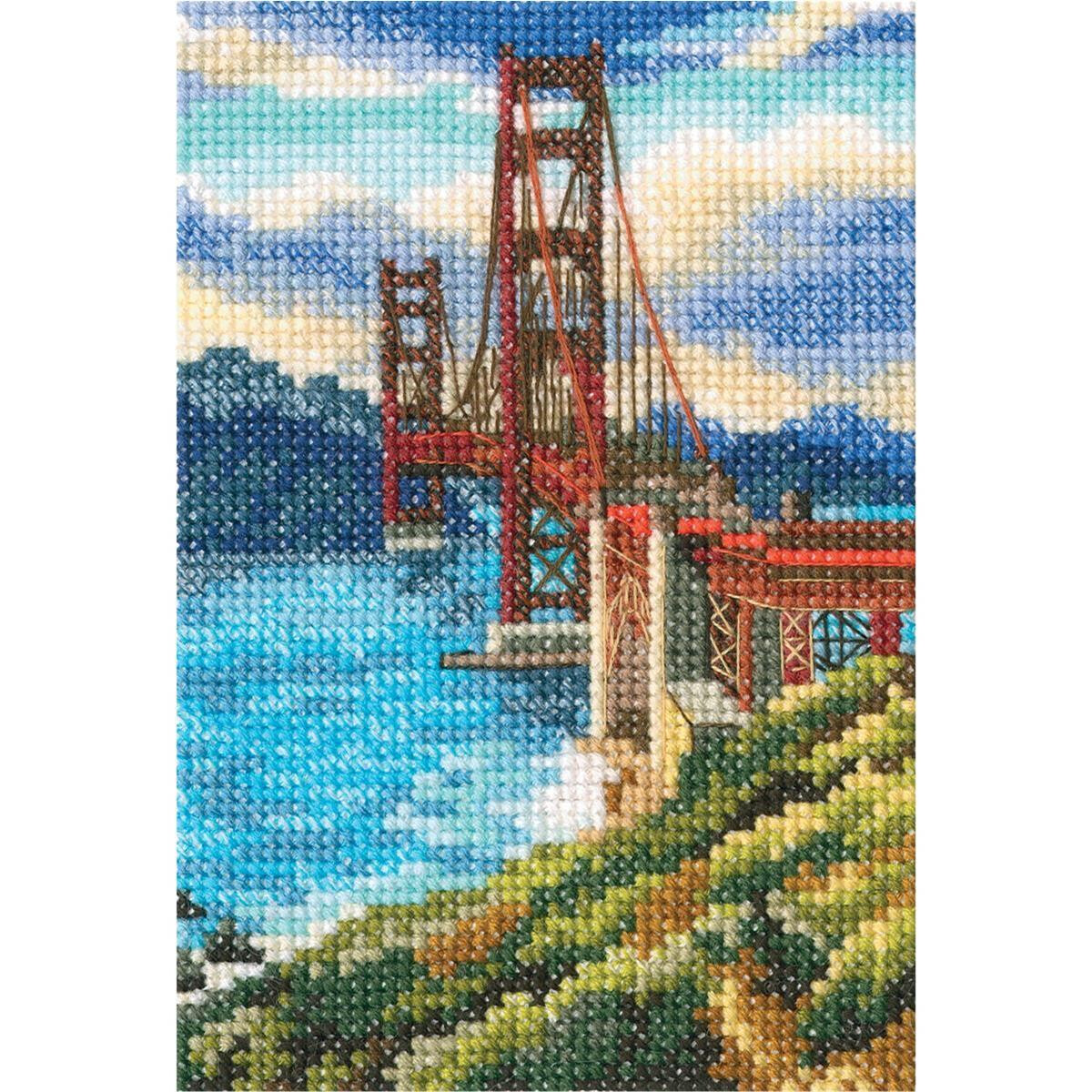 rto kruissteek set "Golden Gate Bridge" c302,...