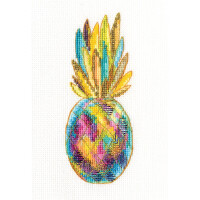 RTO Juego de punto de cruz "Jewellery pineapple" c320, patrón de conteo, 5x13 cm