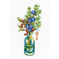 RTO counted Cross Stitch Kit "Forest buttonholes" C322, 7x15.5cm, DIY