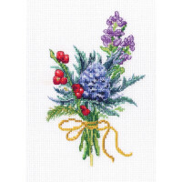 RTO counted Cross Stitch Kit "Forest buttonholes" C324, 6.5x14.5 cm, DIY