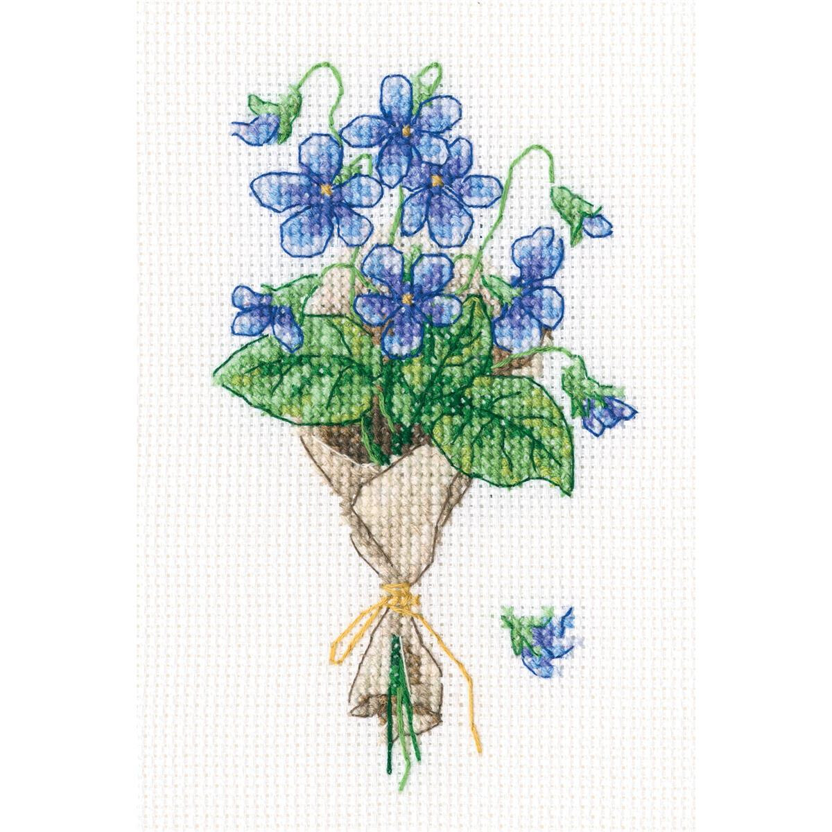 RTO counted Cross Stitch Kit "Forest violets"...