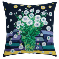 RTO counted Cross Stitch Kit cushion "Spring twilight" CU047, 40x40 cm, DIY