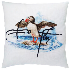 RTO counted Cross Stitch Kit cushion "To fly"...