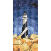 RTO counted Cross Stitch Kit "Lighthouse" EH357, 5,5x10,5 cm, DIY