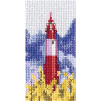 RTO counted Cross Stitch Kit "Lighthouse" EH370, 5,5x10,5 cm, DIY