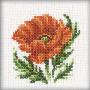 RTO counted Cross Stitch Kit &quot;Poppy&quot;...
