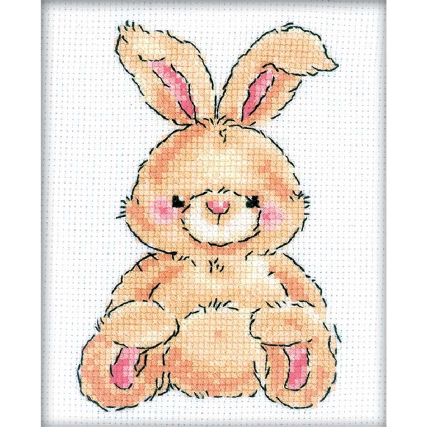 RTO Set punto croce "Bunny" h193, schema di conteggio, 10,5x13 cm