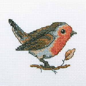 RTO counted Cross Stitch Kit "Redbreast" H222,...
