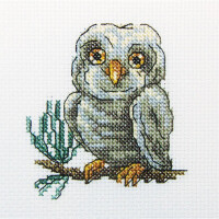RTO counted Cross Stitch Kit "Owlet" H223, 10x10 cm, DIY