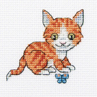 RTO counted Cross Stitch Kit "Cincer scamp" H226, 8x8 cm, DIY