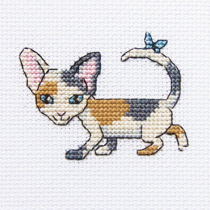 RTO counted Cross Stitch Kit "Curious Lucy"...