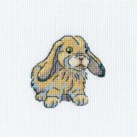 RTO counted Cross Stitch Kit "Rabbit Fanny" H265, 9x9 cm, DIY