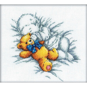 RTO counted Cross Stitch Kit "Baby with...