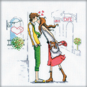 RTO counted Cross Stitch Kit "Couple in the...