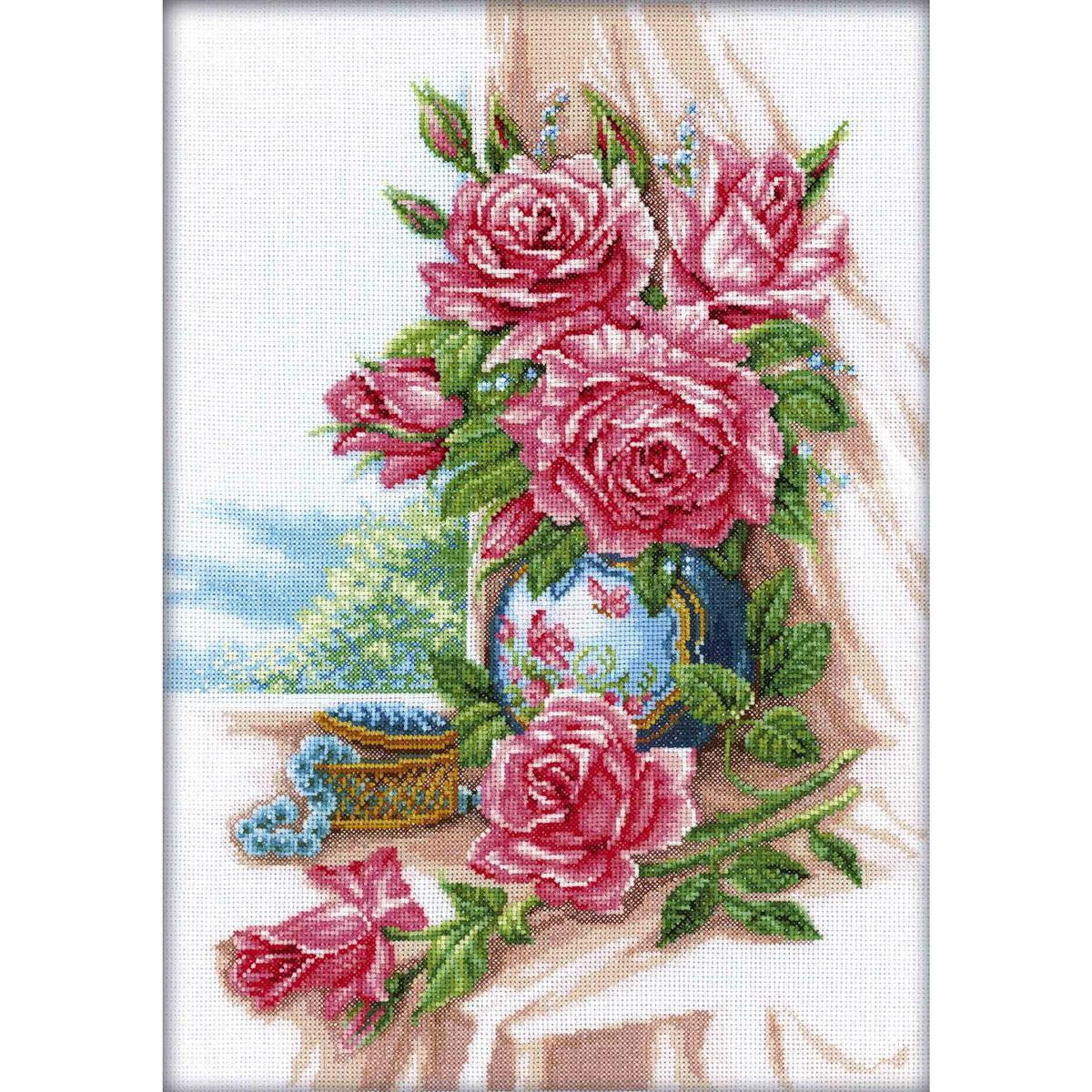 RTO counted Cross Stitch Kit "Gorgeous roses"...