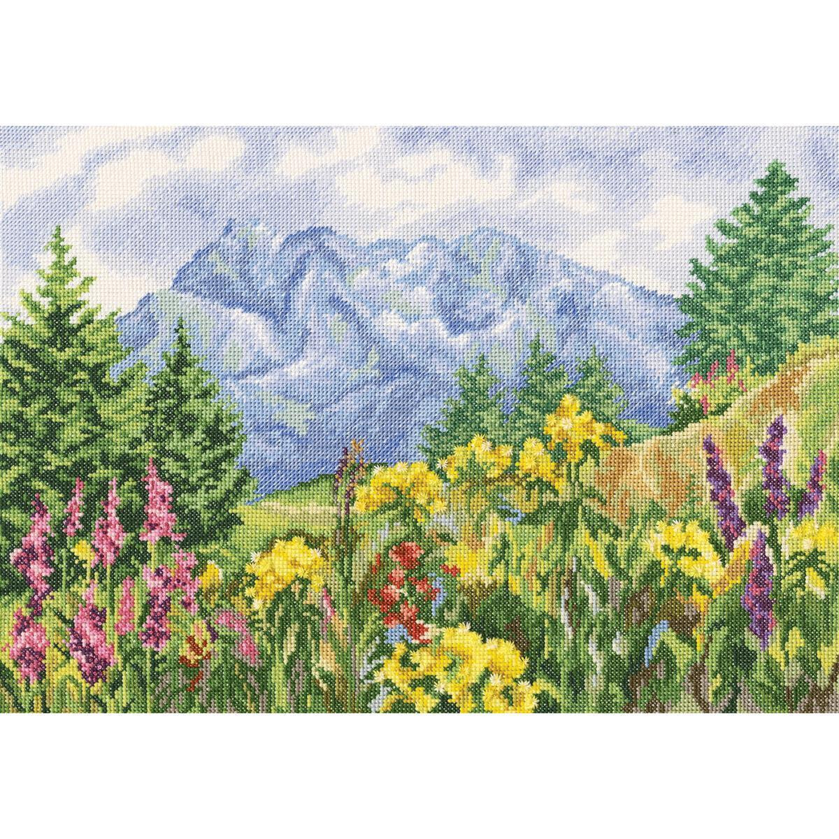 RTO counted Cross Stitch Kit "Mountain meadow"...