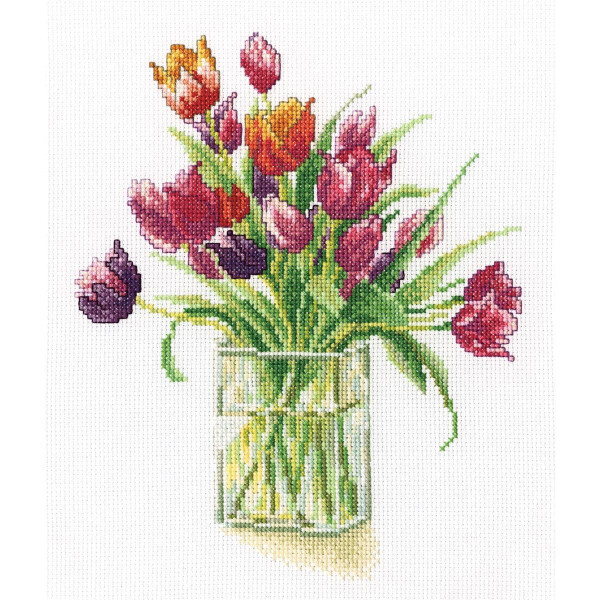 RTO counted Cross Stitch Kit "Gift for beloved" M304, 19x23 cm, DIY