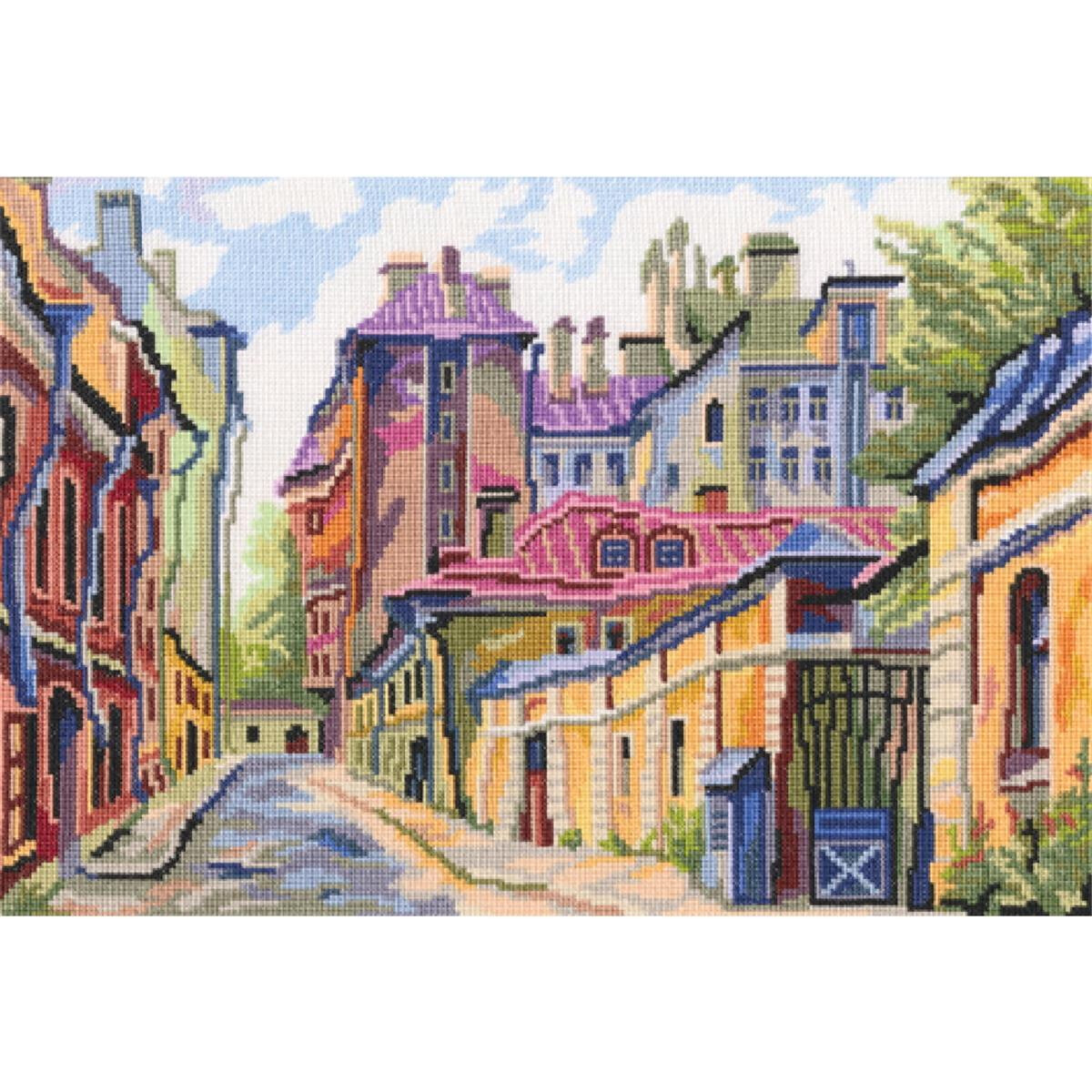 RTO counted Cross Stitch Kit "Alleys" M487,...