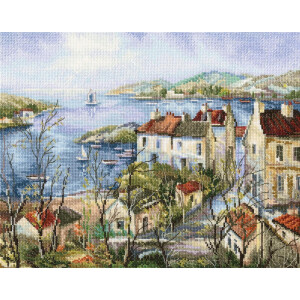 RTO counted Cross Stitch Kit "Calm town by the...