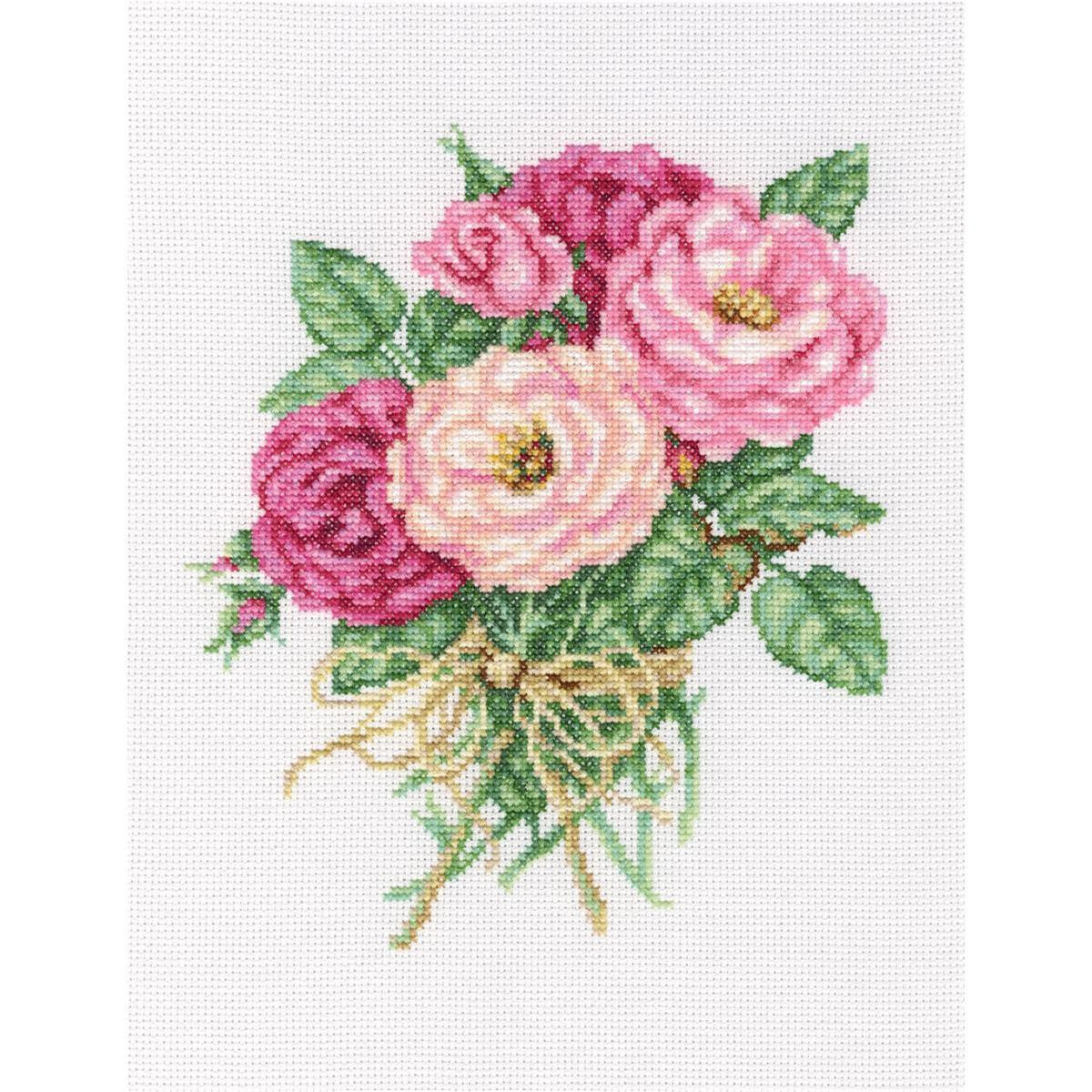 RTO counted Cross Stitch Kit "Rose  bouquet"...