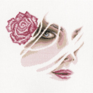 RTO counted Cross Stitch Kit "Coral rose" M567,...