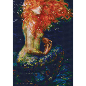 RTO counted Cross Stitch Kit "Red mermaid"...