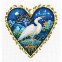 RTO counted Cross Stitch Kit "The gift" M609, 20.5x21.5 cm, DIY