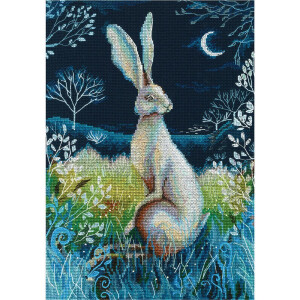 RTO counted Cross Stitch Kit "Hare by night"...