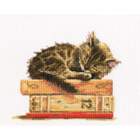 RTO counted Cross Stitch Kit "Cats dream" M642, 19,5x16,5 cm, DIY