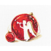 Набор для вышивания крестом RTO "Счастливого Рождества!" M645, счетная схема, 18,5x15 см